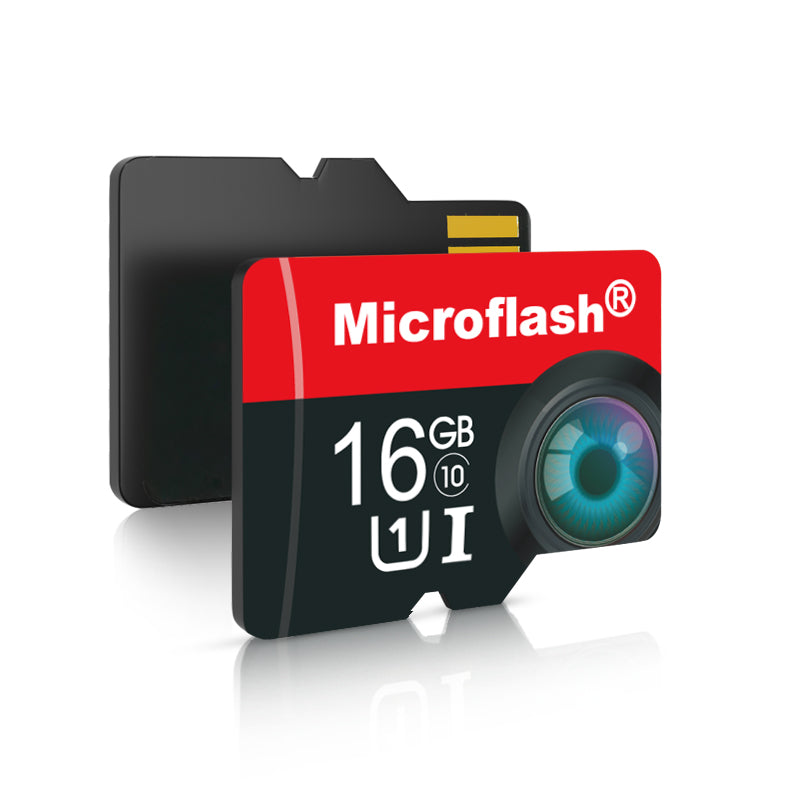 Microflash High-Speed SD / microSD Card – 16GB to 512GB, UHS-I / U1-U3, Class 10, Ideal for 4K Video & DSLR Cameras