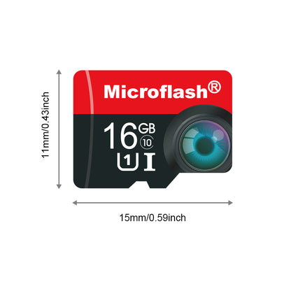 Microflash High-Speed SD / microSD Card – 16GB to 512GB, UHS-I / U1-U3, Class 10, Ideal for 4K Video & DSLR Cameras