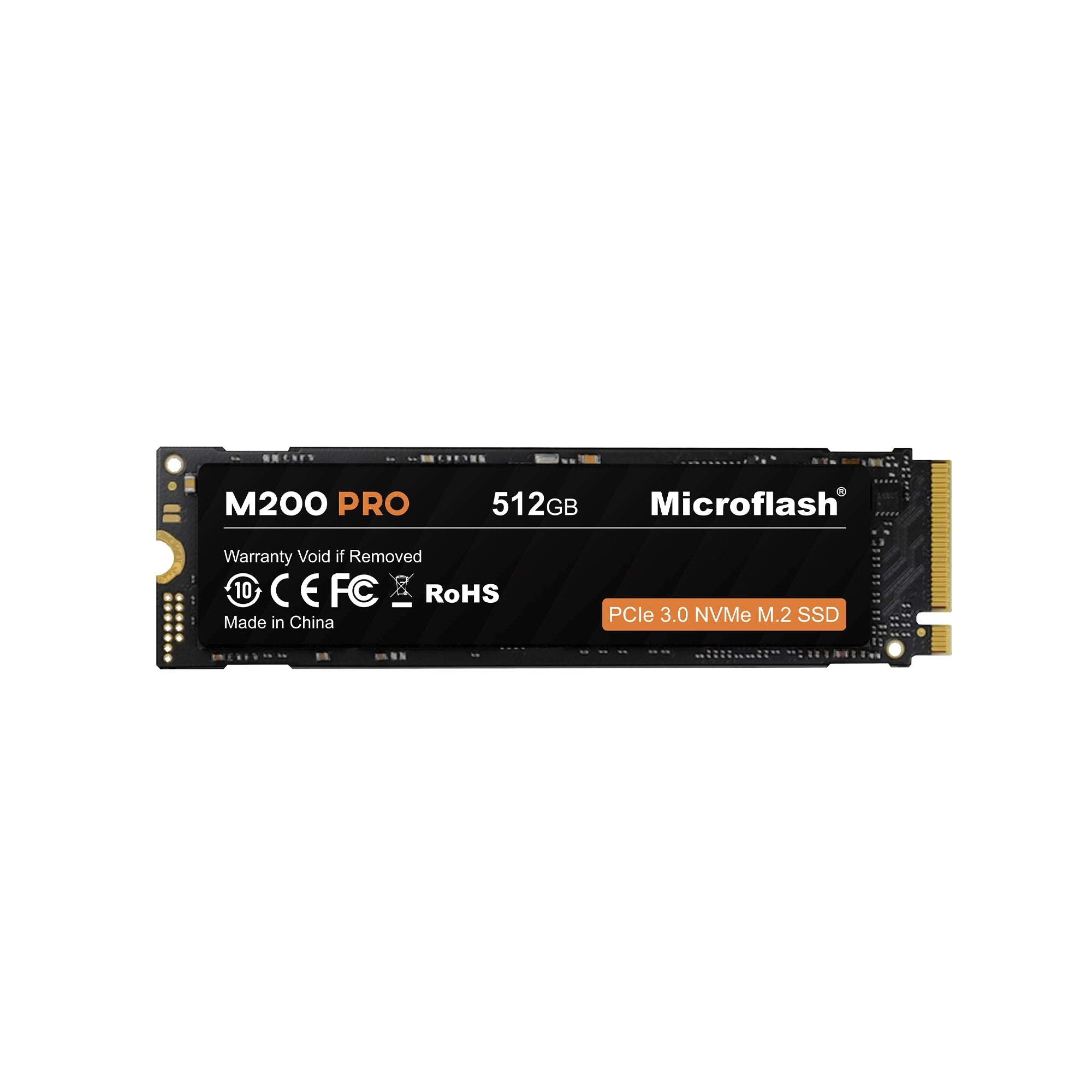 Microflash M200 PRO M.2 NVMe PCIe 3.0 SSD Up to 3500MB/s Main image