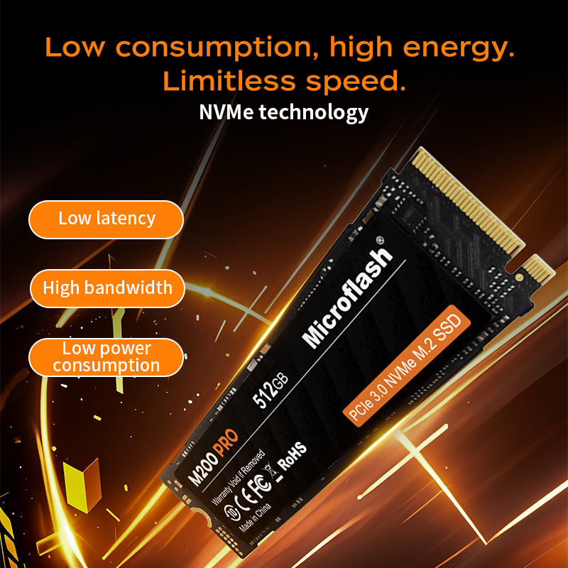 Microflash PCIe 3.0 NVMe Solid State Drive 256GB–2TB | High-Speed Storage Upgrade | Reliable & Durable Performance