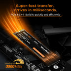 Microflash M200 PRO M.2 NVMe PCIe 3.0 SSD Up to 3500MB/s