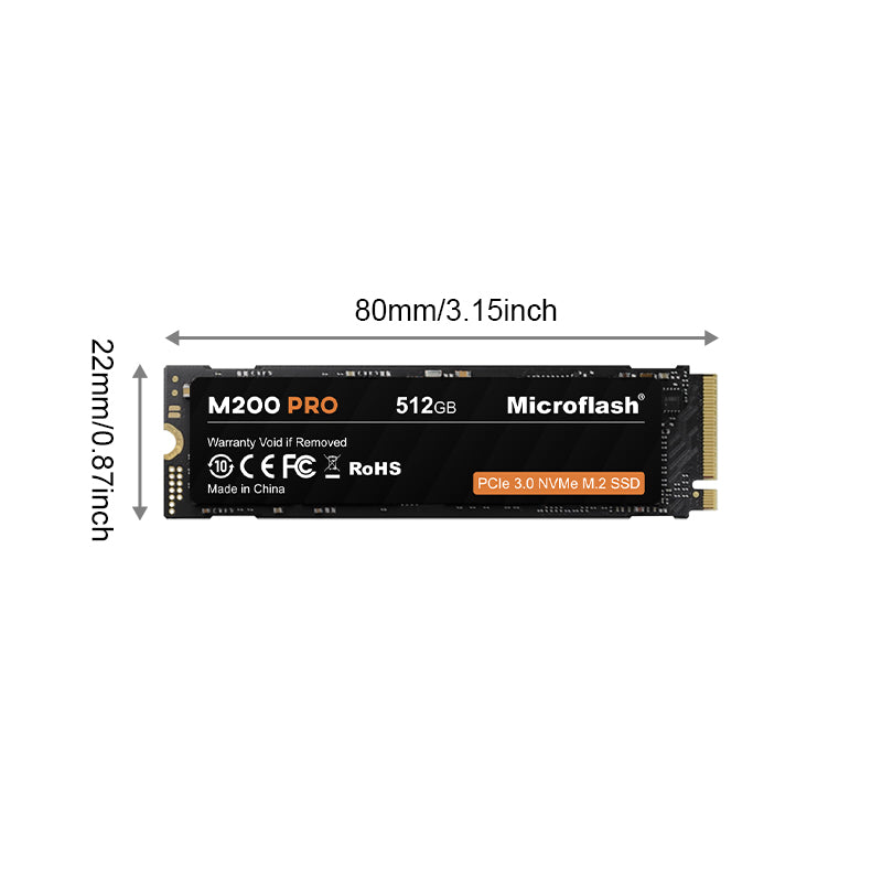 Microflash PCIe 3.0 NVMe Solid State Drive 256GB–2TB | High-Speed Storage Upgrade | Reliable & Durable Performance