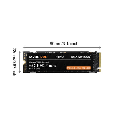 Microflash PCIe 3.0 NVMe Solid State Drive 256GB–2TB | High-Speed Storage Upgrade | Reliable & Durable Performance