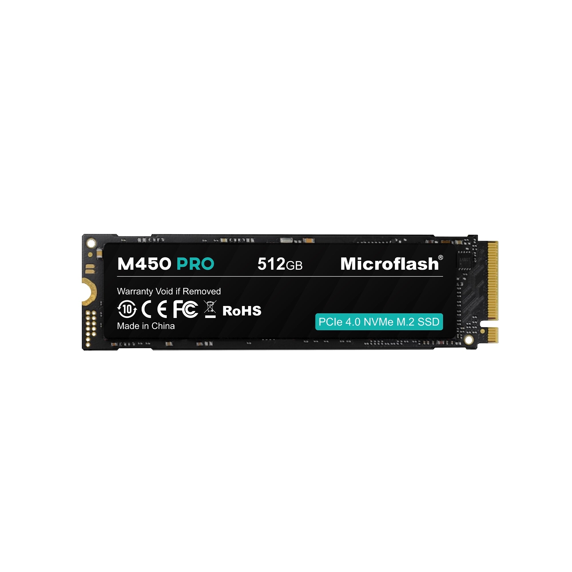 Microflash M450 PRO M.2 NVMe PCIe 4.0 SSD Up to 5000MB/s Main image