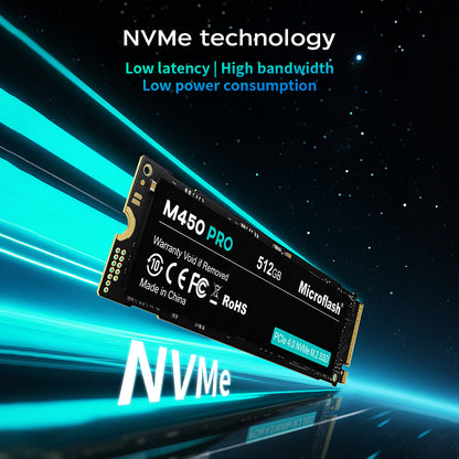 Microflash M450PRO PCIe 4.0 NVMe SSD 512GB–2TB | High-Speed Storage Upgrade | Reliable & Durable Performance