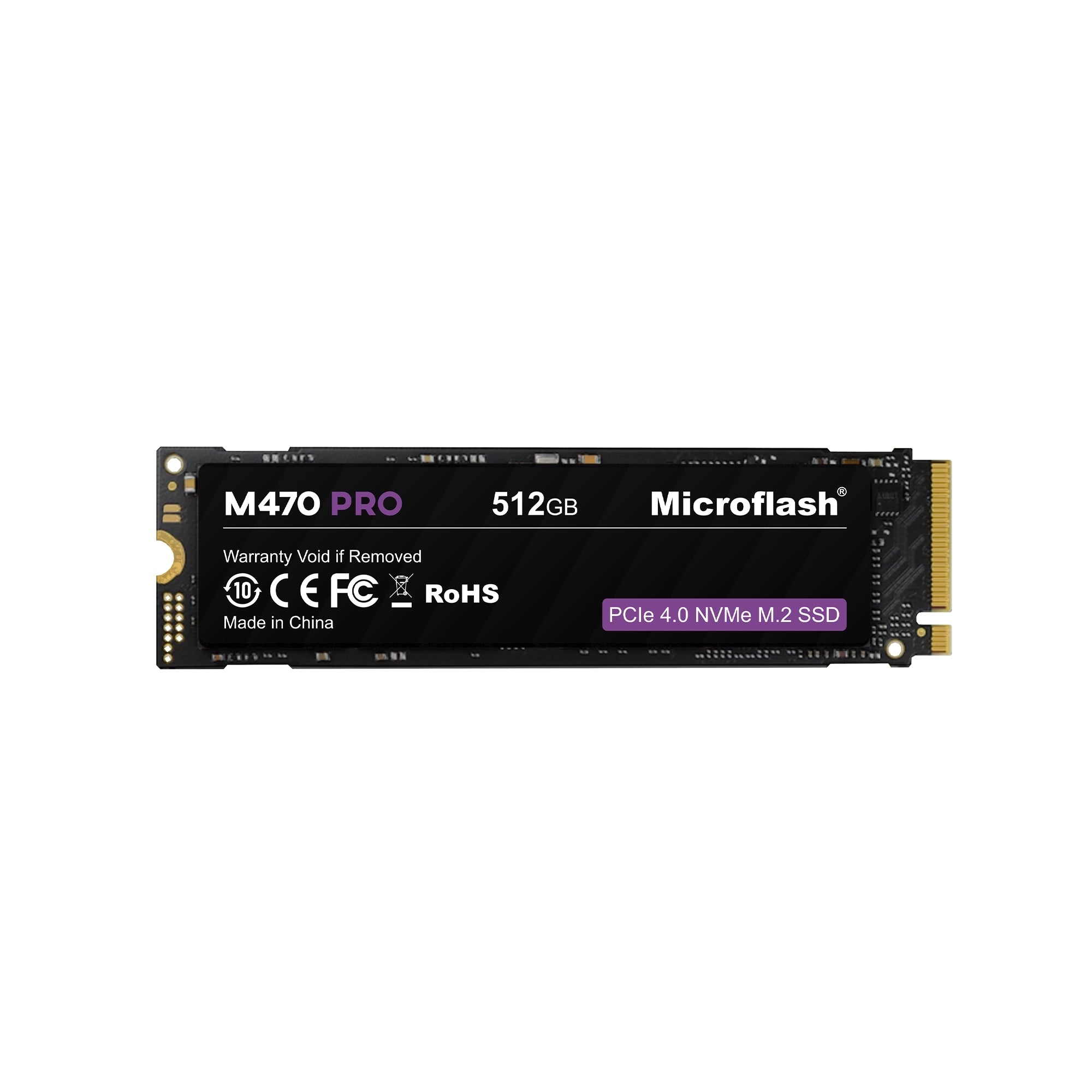 Microflash M470 PRO M.2 NVMe PCIe 4.0 SSD Up to 7000MB/s Main image