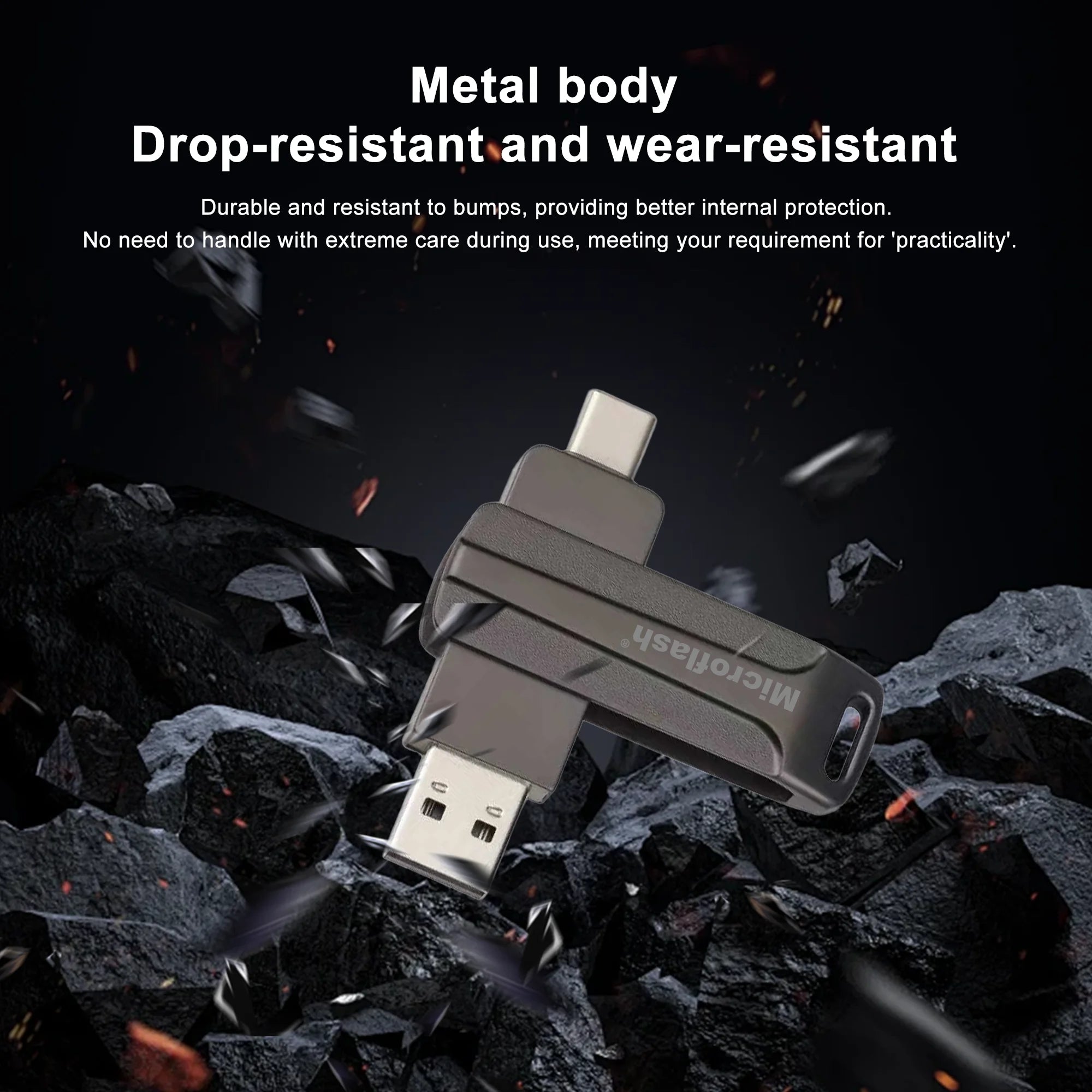 Microflash MD267 USB 3.1 Gen1 Type-C Flash Drive Secondary image